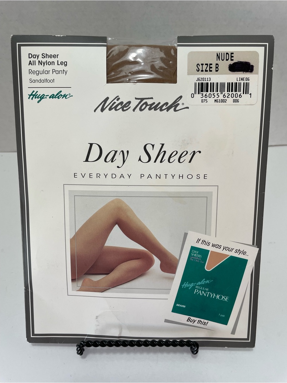 Vintage Day Sheer Nude Pantyhose Size B